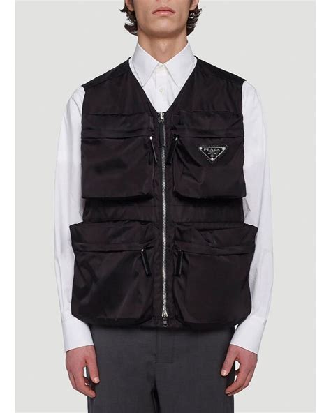 prada vest with large front pocket|prada sleeveless top.